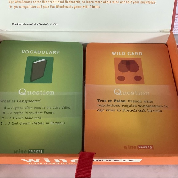 WineSmarts Question & Answer Card Game - Picture 5 of 7